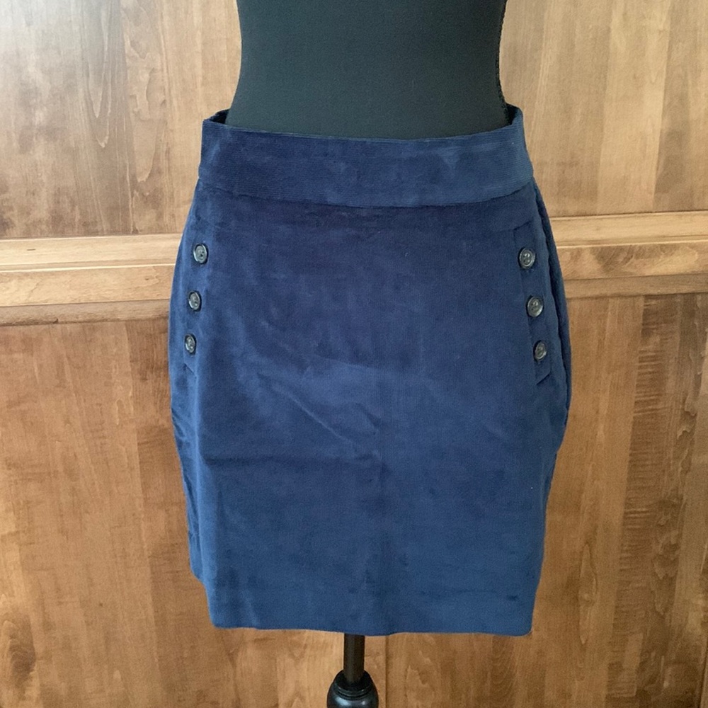 Banana Republic navy Corduroy skirt 2